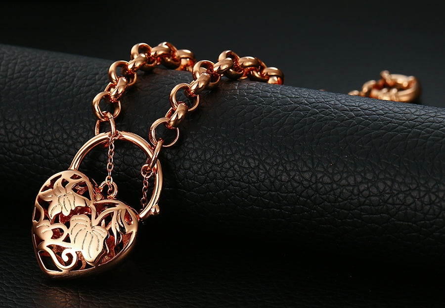 Gold Heart Bracelet $45.00