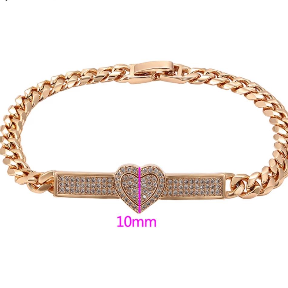 Heart Chain Bracelet  SALE NOW:  $ 36.00