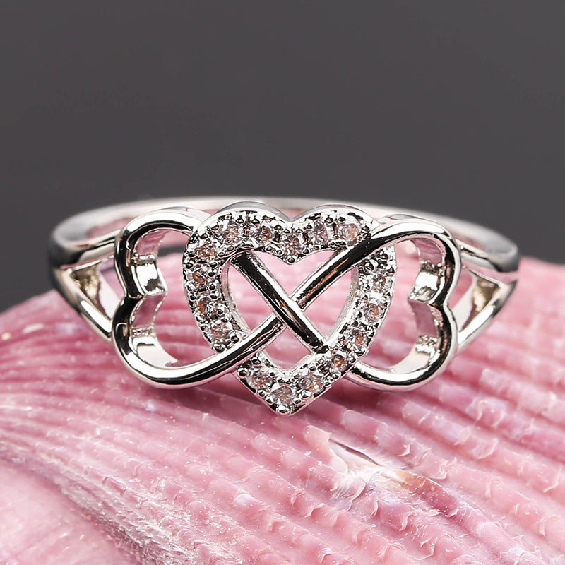 Infinity Heart Ring $19.99/    On Sale NOW:  $13.99