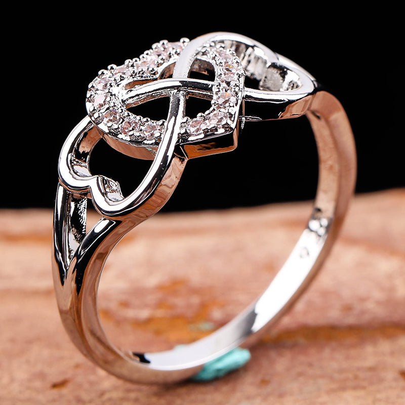Infinity Heart Ring $19.99/    On Sale NOW:  $13.99