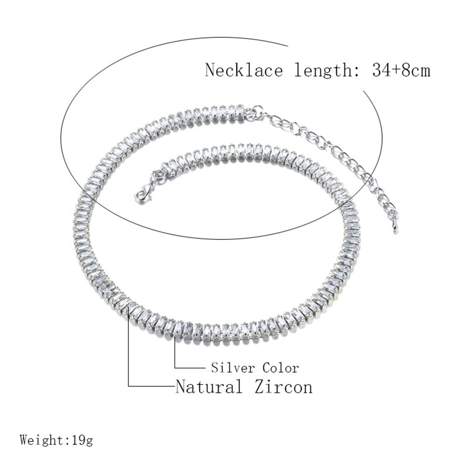 Necklace Choker Zirconias        SALE NOW:  $ 20.00