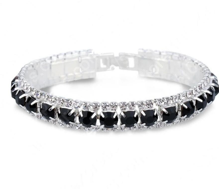 Silver & Crystals Bracelet $35.00 /SALE: $ 23.99