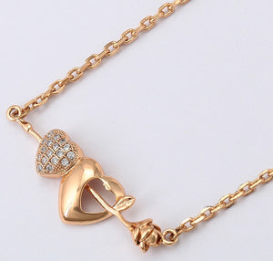 Rose Heart Necklace SALE NOW:  $ 24.00